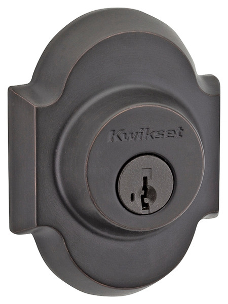 Kwikset Signature Series 980AUD 11P SMT Deadbolt, 1 Grade, Keyed Key, Zinc, Venetian Bronze, 2-3/8, 2-3/4 in Backset [SKU: ORG8381097]
