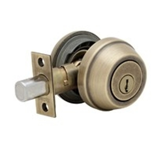 Kwikset 97809-010 Deadbolt, Antique Brass [SKU: ORG7074842]