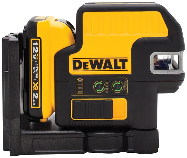 DeWALT DW0825LG-QU Laser Level, 165 ft, +/-1/8 in at 30 ft Accuracy, Green Laser [SKU: ORG2667301]
