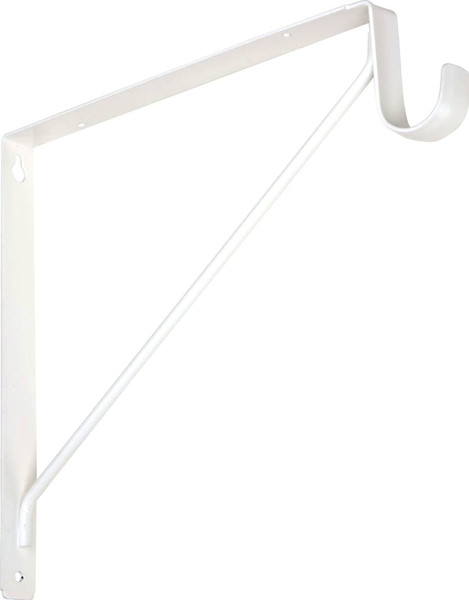 National Hardware S822-094 Shelf and Rod Bracket, 125 lb, Steel [SKU: ORG2049229]