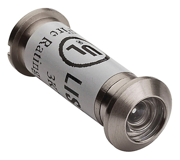 National Hardware MPB1461 Series N830-288 Door Viewer, 160 deg Viewing, 1-3/8 to 2 in Thick Door, Zinc, Satin Nickel [SKU: ORG7176324]