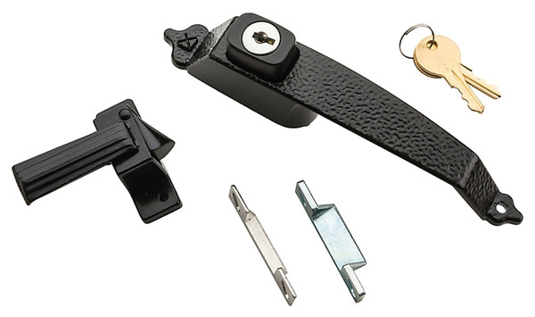 National Hardware V1330 Series N100-031 Pushbutton Latch, Zinc, 3/4 to 1-1/4 in Thick Door [SKU: ORG7182041]