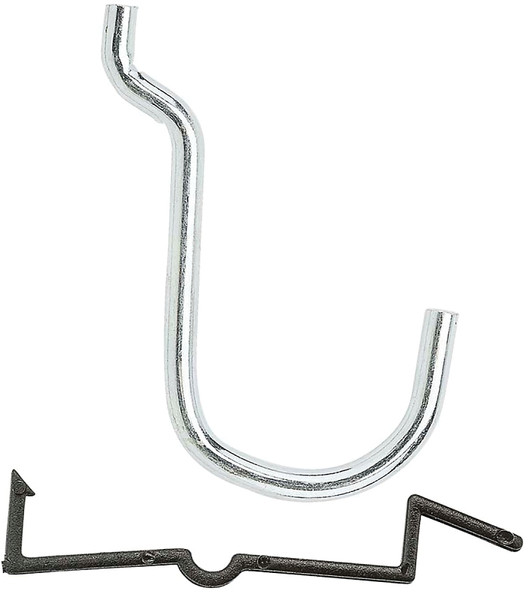 National Hardware N180-024 Peg Hook, 1 in, 1/8, 1/4 in Opening, Steel, Zinc [SKU: ORG7179880]