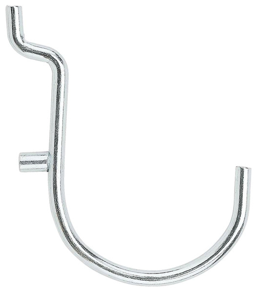 National Hardware N180-028 Peg Hook, 1-1/2 in, 1/8, 1/4 in Opening, Steel, Zinc [SKU: ORG7179898]