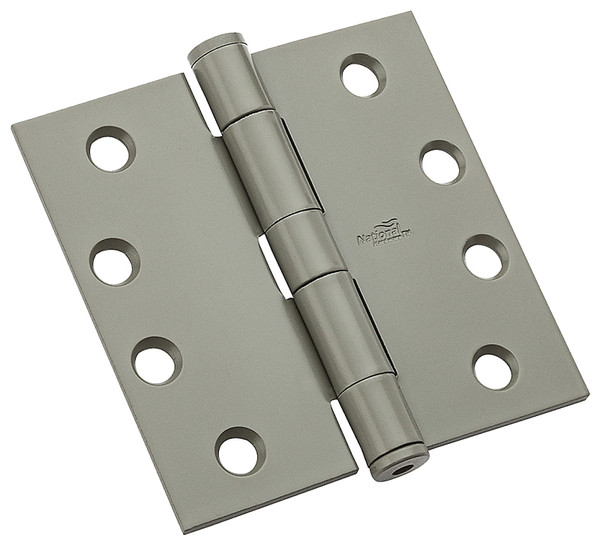 National Hardware N236-016 Template Hinge, Steel, Prime Coat, Non-Rising, Removable Pin, 85 lb [SKU: ORG7191646]