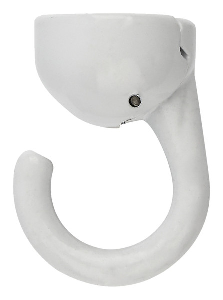 National Hardware N260-140 Elephant Hook, 30/100 lb Working Load, 11 mm, Zinc, White [SKU: ORG7376387]