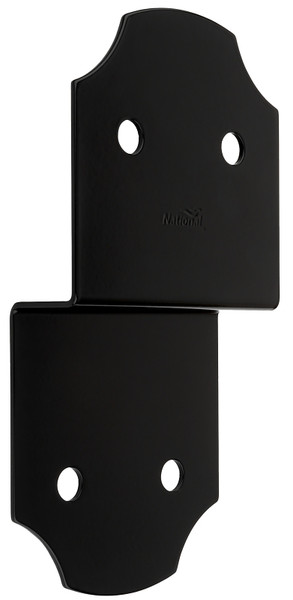 National Hardware Hartley 1219BC Series N800-007 Joist Tie, 10 in L, 5 in W, Steel, Storm Shine/Powder-Coated, Black [SKU: ORG2051670]