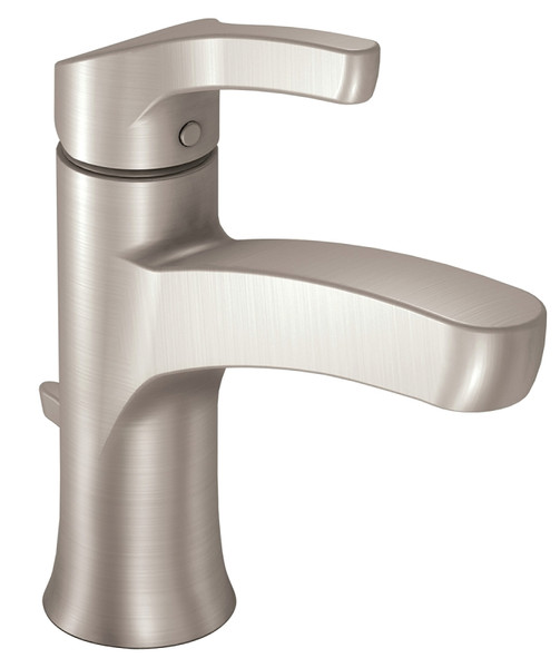 Moen Danika Series WSL84733SRN Bathroom Faucet, 1.2 gpm, 1-Faucet Handle, Metal, Brushed Nickel, Lever Handle [SKU: ORG7123482]