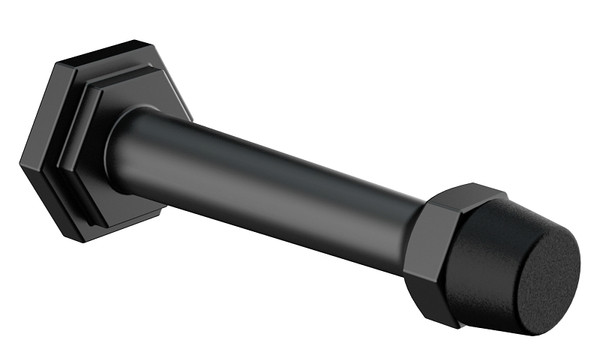 National Hardware Powell N830-530 Door Stop, 31/32 in Dia Base, 3 in Projection, Zinc, Matte [SKU: ORG7454168]