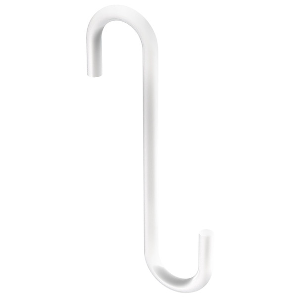National Hardware Modern Series N275-513 Small S-Hook, 4-3/4 in H, Steel, White [SKU: ORG7445299]