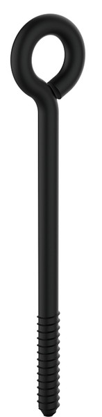 National Hardware N820-088 Lag Screw Eye, #6, 5/16 in Thread, 6 in OAL, 175 lb Working Load, Steel, Storm Shine [SKU: ORG7454291]