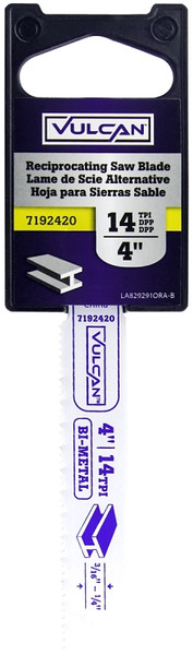 Vulcan 829291OR Reciprocating Saw Blade, High Speed Steel Cutting Edge [SKU: ORG7192420]