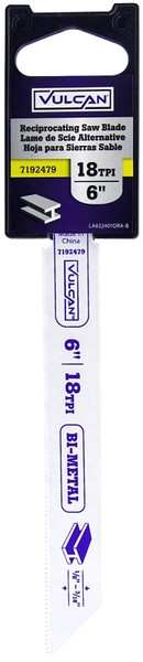 Vulcan 832401OR Reciprocating Saw Blade, High Speed Steel Cutting Edge [SKU: ORG7192479]