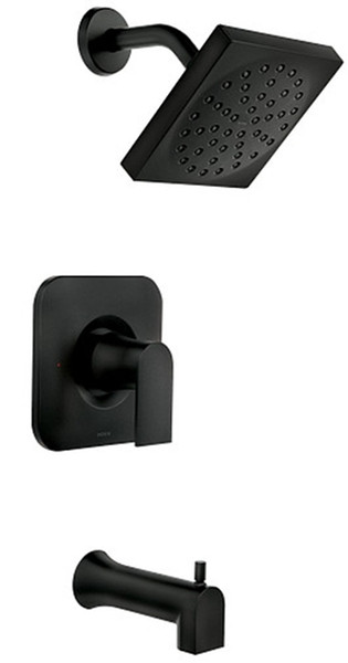 FAUCET TUB/SHW GENTA MATBLK1H [SKU: ORG7461122]