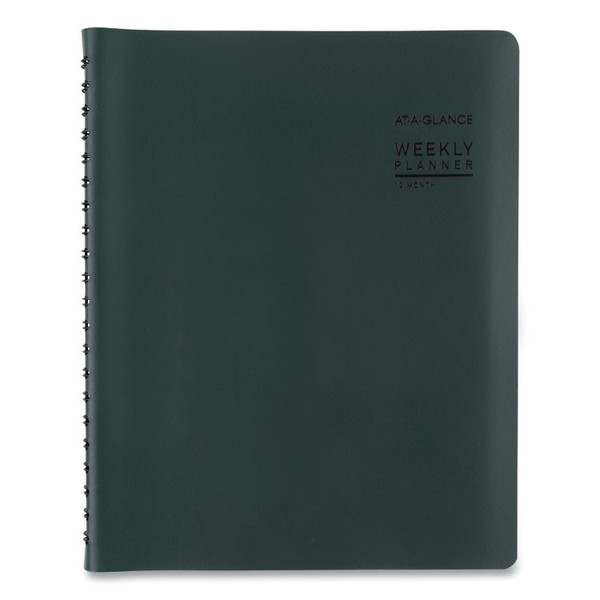Contemporary Weekly/Monthly Planner, 11 x 8.25, Forest Green Cover, 12-Month (Jan to Dec): 2023 [SKU: AAG70940X61]