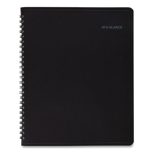 QuickNotes Monthly Planner, 8.75 x 7, Black Cover, 12-Month (Jan to Dec): 2023 [SKU: AAG760805]