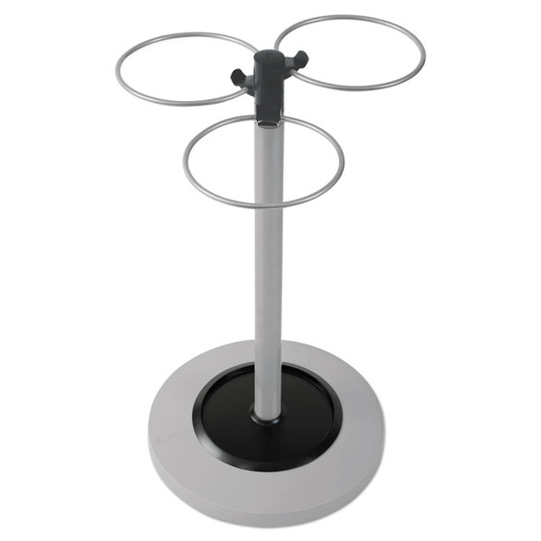 Flower Umbrella Stand, 13.75w x 13.75d x 25.5h, Black/Silver [SKU: ABAPMFLOWERN]