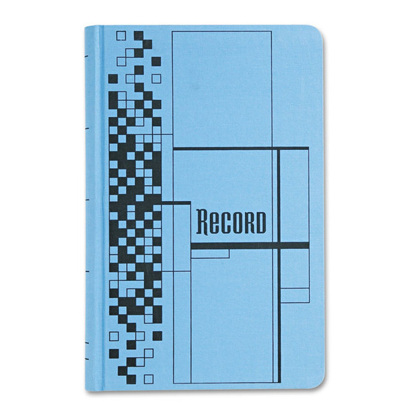 Record Ledger Book, Record-Style Rule, Blue Cover, 11.75 x 7.25 Sheets, 500 Sheets/Book [SKU: ABFARB712CR5]