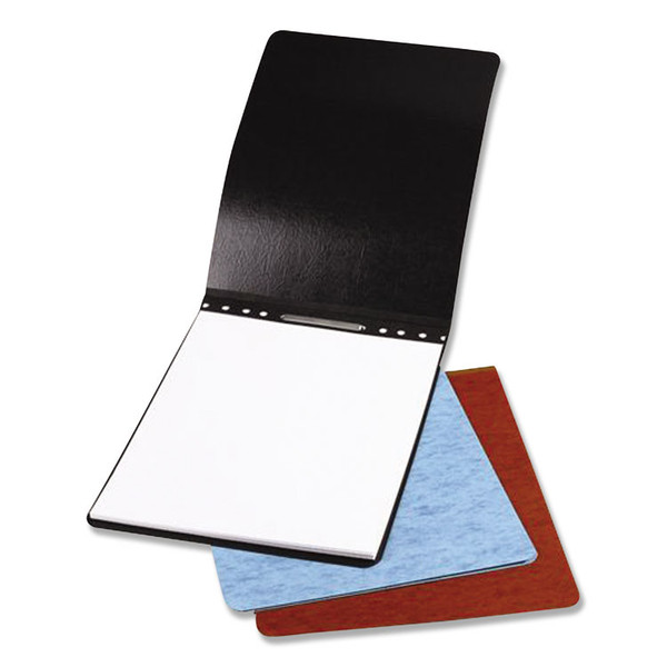 Pressboard Report Cover, Two-Piece Prong Fastener, 2" Capacity, 8.5 x 11, Black/Black [SKU: ACC17921]