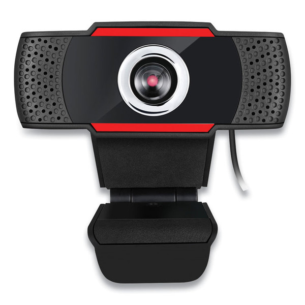CyberTrack H3 720P HD USB Webcam with Microphone, 1280 pixels x 720 pixels, 1.3 Mpixels, Black [SKU: ADECYBERTRACKH3]