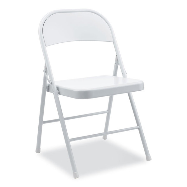Armless Steel Folding Chair, Supports Up to 275 lb, Gray Seat, Gray Back, Gray Base, 4/Carton [SKU: ALECA940]