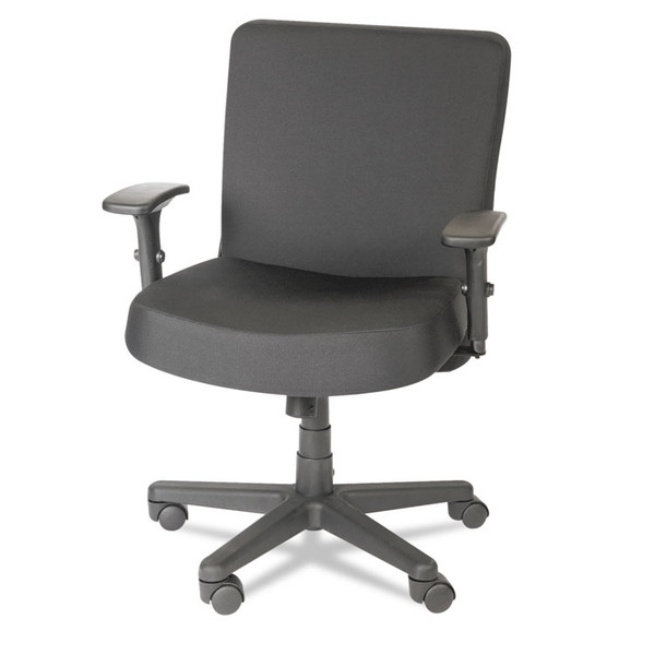 Alera XL Series Big/Tall Mid-Back Task Chair, Supports Up to 500 lb, 17.5" to 21" Seat Height, Black [SKU: ALECP210]