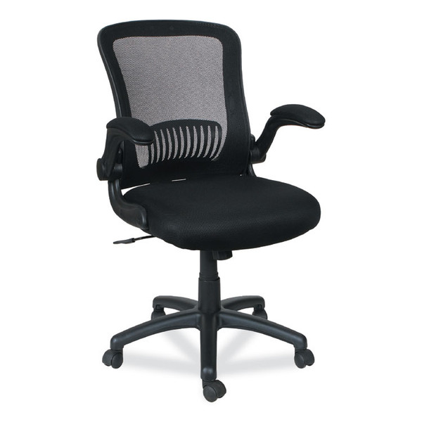 Alera EB-E Series Swivel/Tilt Mid-Back Mesh Chair, Supports Up to 275 lb, 18.11" to 22.04" Seat Height, Black [SKU: ALEEBE4217]