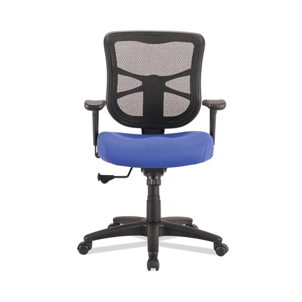 Alera Elusion Series Mesh Mid-Back Swivel/Tilt Chair, Supports Up to 275 lb, 17.9" to 21.8" Seat Height, Navy Seat [SKU: ALEEL42BME20B]