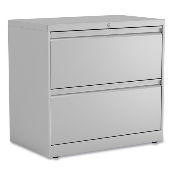 Lateral File, 2 Legal/Letter-Size File Drawers, Light Gray, 36" x 18.63" x 28 [SKU: ALEHLF3029LG]
