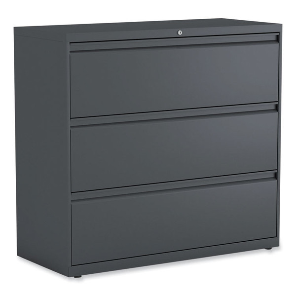 Lateral File, 3 Legal/Letter/A4/A5-Size File Drawers, Charcoal, 42" x 18.63" x 40.25 [SKU: ALEHLF4241CC]
