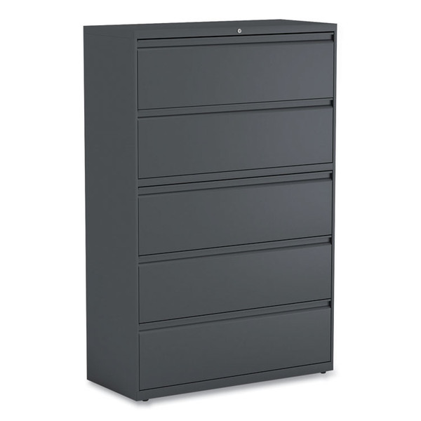 Lateral File, 5 Legal/Letter/A4/A5-Size File Drawers, Charcoal, 42" x 18.63" x 67.63 [SKU: ALEHLF4267CC]