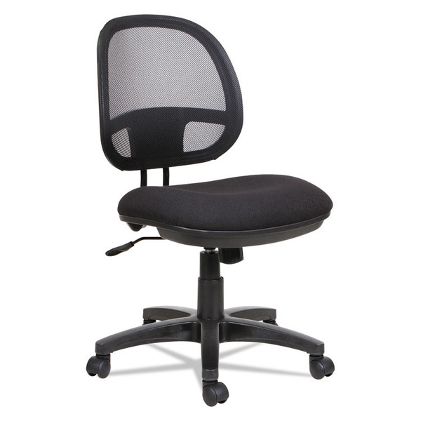 Alera Interval Series Swivel/Tilt Mesh Chair, Supports Up to 275 lb, 18.3" to 23.42" Seat Height, Black [SKU: ALEIN4814]