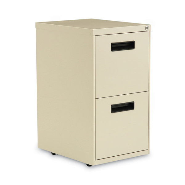 File Pedestal, Left or Right, 2 Legal/Letter-Size File Drawers, Putty, 14.96" x 19.29" x 27.75 [SKU: ALEPAFFPY]