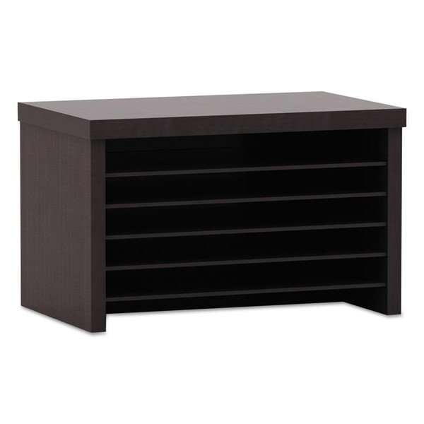 Alera Valencia Under Counter File Organizer Shelf, 15.75w x 9.88d x 10.88h, Espresso [SKU: ALEVA316012ES]