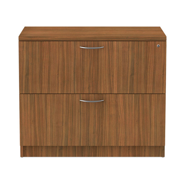 Alera Valencia Series Lateral File, 2 Legal/Letter-Size File Drawers, Modern Walnut, 34" x 22.75" x 29.5 [SKU: ALEVA513622WA]