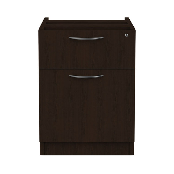 Alera Valencia Series Hanging Pedestal File, Left/Right, 2-Drawers: Box/File, Legal/Letter, Espresso, 15.63" x 20.5" x 19.25 [SKU: ALEVA552222ES]