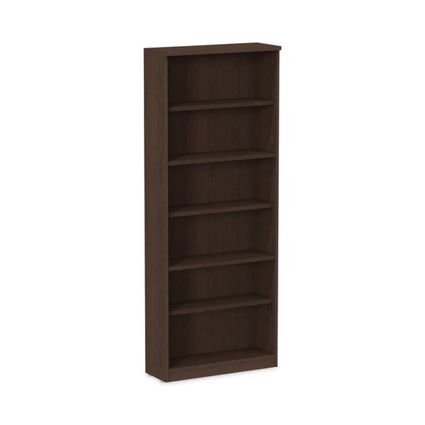 Alera Valencia Series Bookcase, Six-Shelf, 31.75w x 14d x 80.25h, Espresso [SKU: ALEVA638232ES]