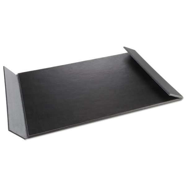 Monticello Desk Pad, with Fold-Out Sides, 24 x 19, Black [SKU: AOP5240BG]