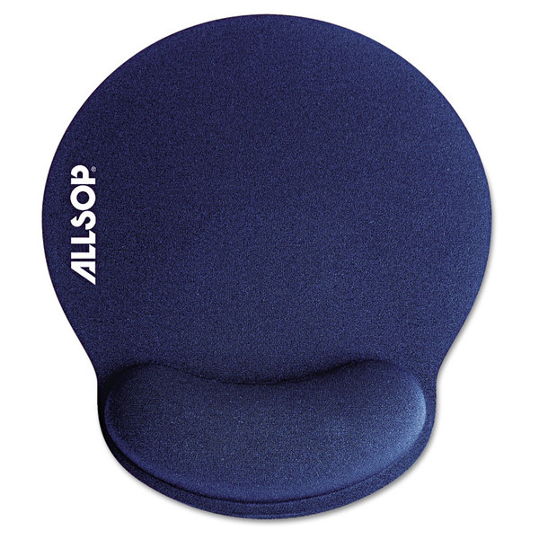 MousePad Pro Memory Foam Mouse Pad with Wrist Rest, 9 x 10, Blue [SKU: ASP30206]