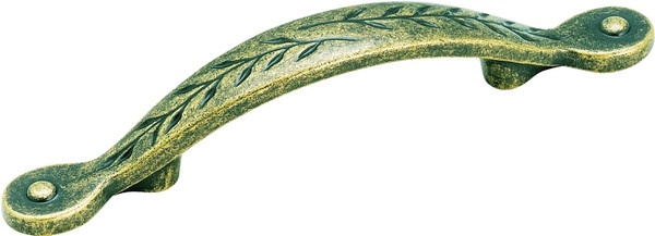 Amerock BP1580R2 Cabinet Pull, 1 in Projection, Zinc, Weathered Brass [SKU: ORG7008139]