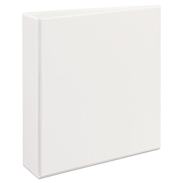 Heavy-Duty View Binder with DuraHinge and One Touch EZD Rings, 3 Rings, 2" Capacity, 11 x 8.5, White [SKU: AVE79192]