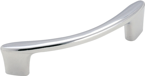 Amerock BP341526 Cabinet Pull, 3-1/2 in L Handle, 15/16 in H Handle, 7/8 in Projection, Zinc, Polished Chrome [SKU: ORG6142475]