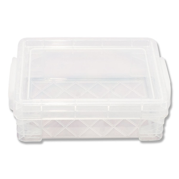 Super Stacker Crayon Box, Plastic, 4.75 x 3.5 x 1.6, Clear [SKU: AVT40311]