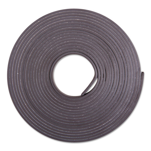 Adhesive-Backed Magnetic Tape, 0.5" x 10 ft, Black [SKU: BAU66010]