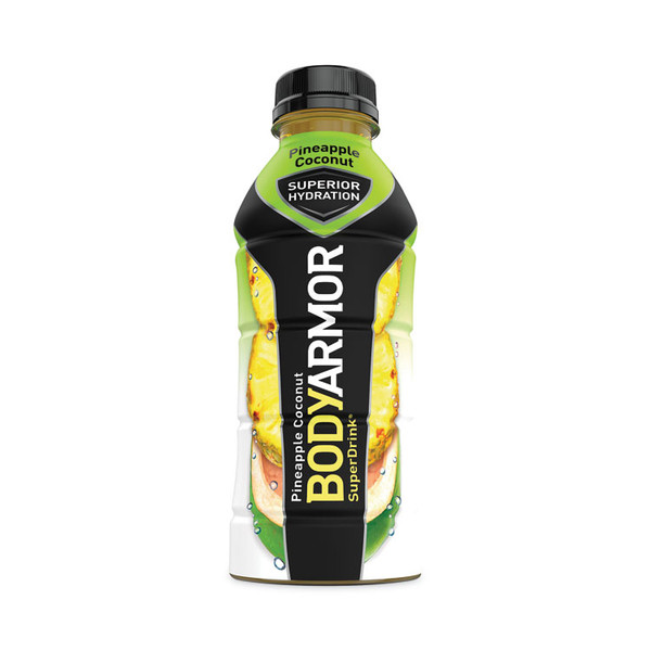 SuperDrink Sports Drink, Pineapple Coconut, 16 oz Bottle, 12/Pack [SKU: BDA10002511]