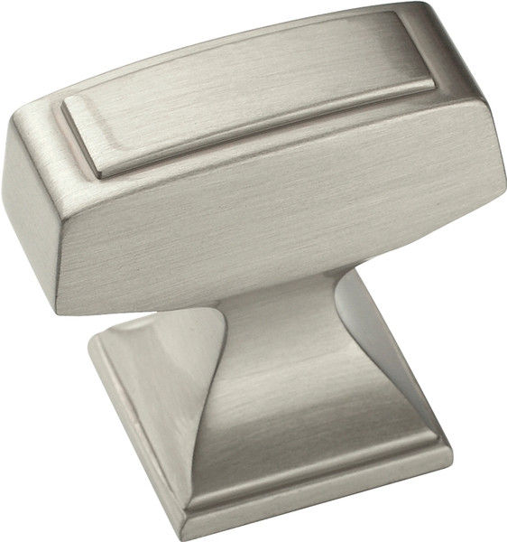Amerock BP53029G10 Cabinet Knob, 1-3/16 in Projection, Zinc, Satin Nickel [SKU: ORG9799263]