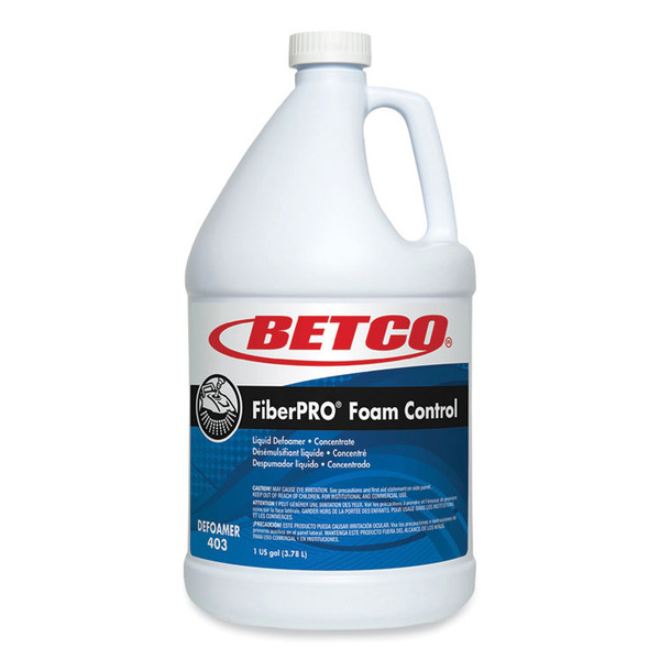 FiberPro Foam Control Liquid Defoamer, 1 gal Bottle, 4/Carton [SKU: BET4030400]