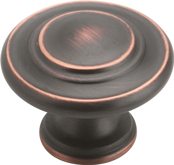 Amerock BP15862ORB Cabinet Knob, 1-5/16 in Projection, Zinc, Oil-Rubbed Bronze [SKU: ORG0562330]
