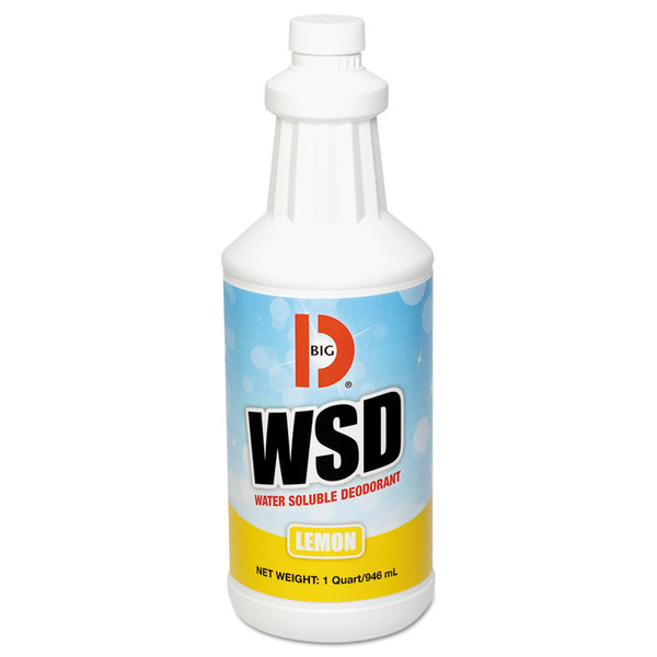 Water-Soluble Deodorant, Lemon Scent, 32 oz Bottle, 12/Carton [SKU: BGD316]