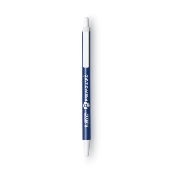 PrevaGuard Ballpoint Pen, Retractable, Medium 1 mm, Blue Ink, Blue Barrel [SKU: BICCSA11BE]
